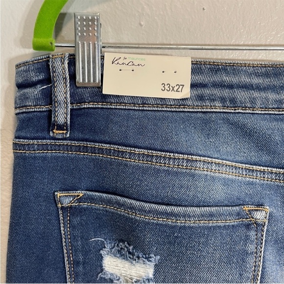 NEW NWT KanCan‎ distressed jeans 33x27 - Picture 6 of 7